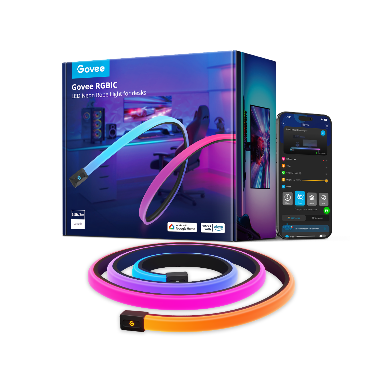 🎮 Govee H61C3 – Neon Gaming Table Light RGBIC 3 m