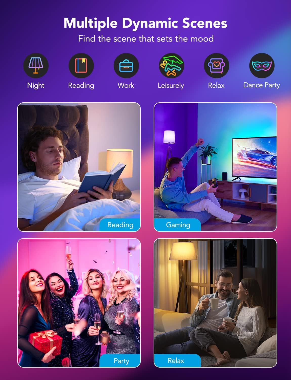 💡 Govee H6008 – Foco Inteligente RGBWW A19 Wi‑Fi & Bluetooth