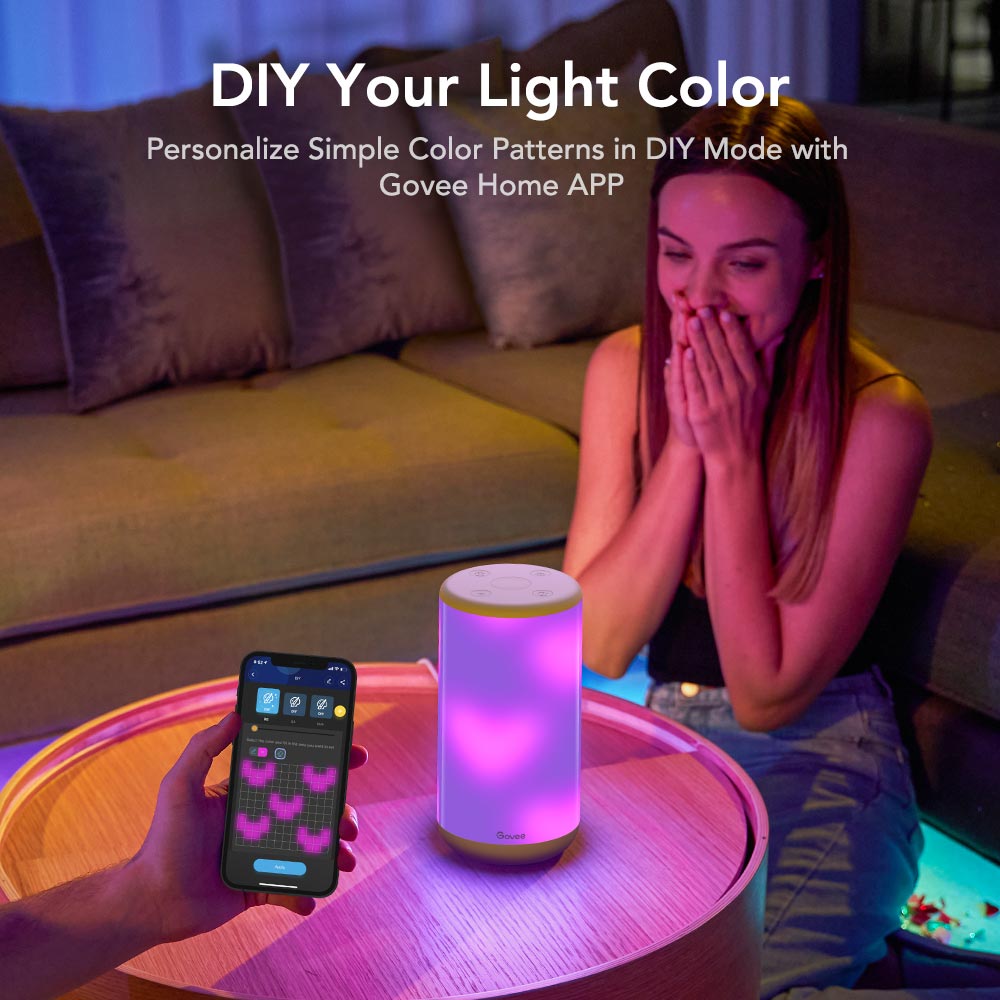 💡 Govee H6052 – Lámpara de Mesa Inteligente RGBIC Wi-Fi y Bluetooth