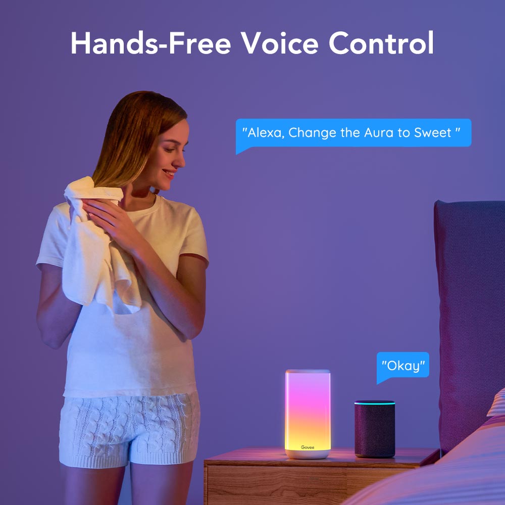 💡 Govee H6052 – Lámpara de Mesa Inteligente RGBIC Wi-Fi y Bluetooth