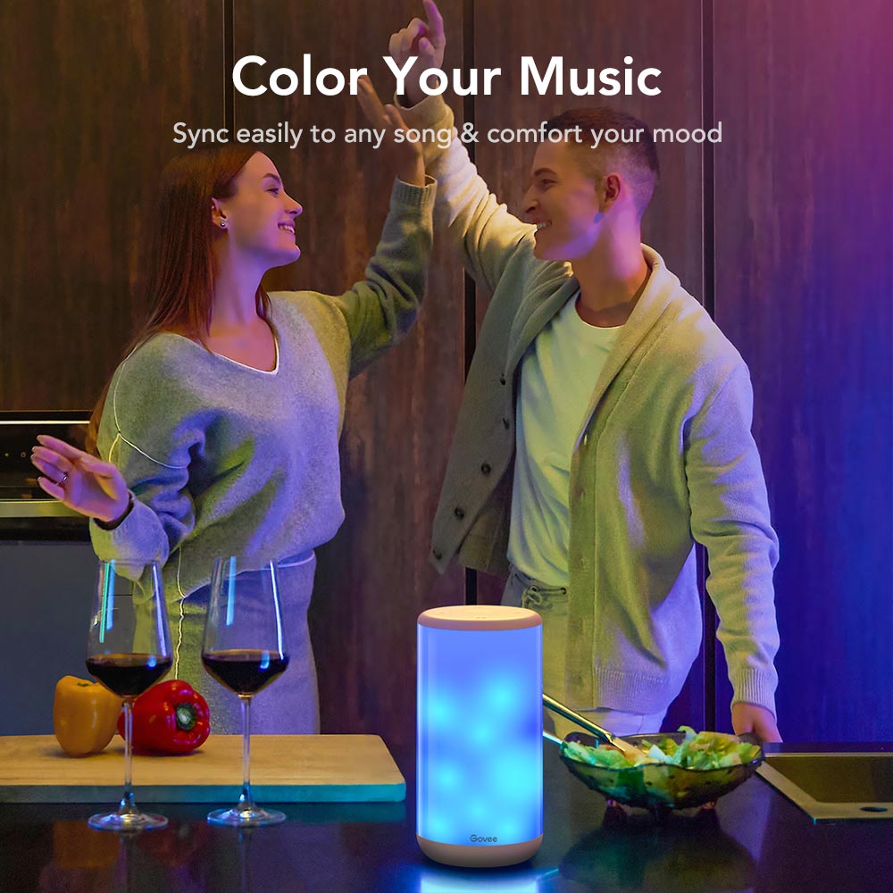 💡 Govee H6052 – Lámpara de Mesa Inteligente RGBIC Wi-Fi y Bluetooth