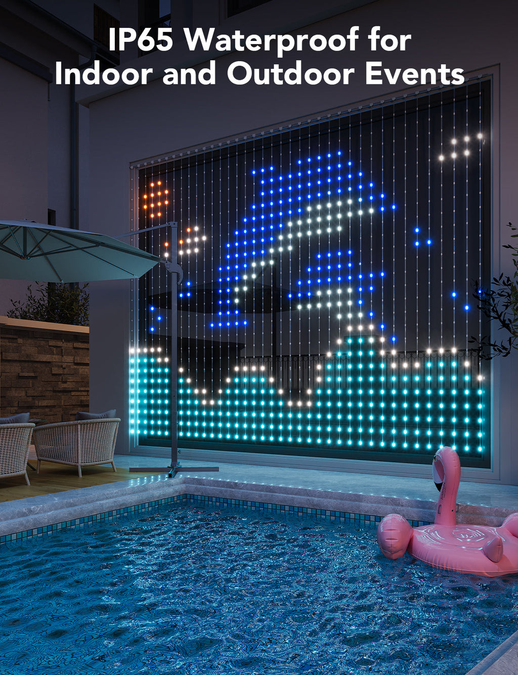 🎀 Govee H70B1 – Cortina de Luz Inteligente RGBIC 1.5 × 2 m