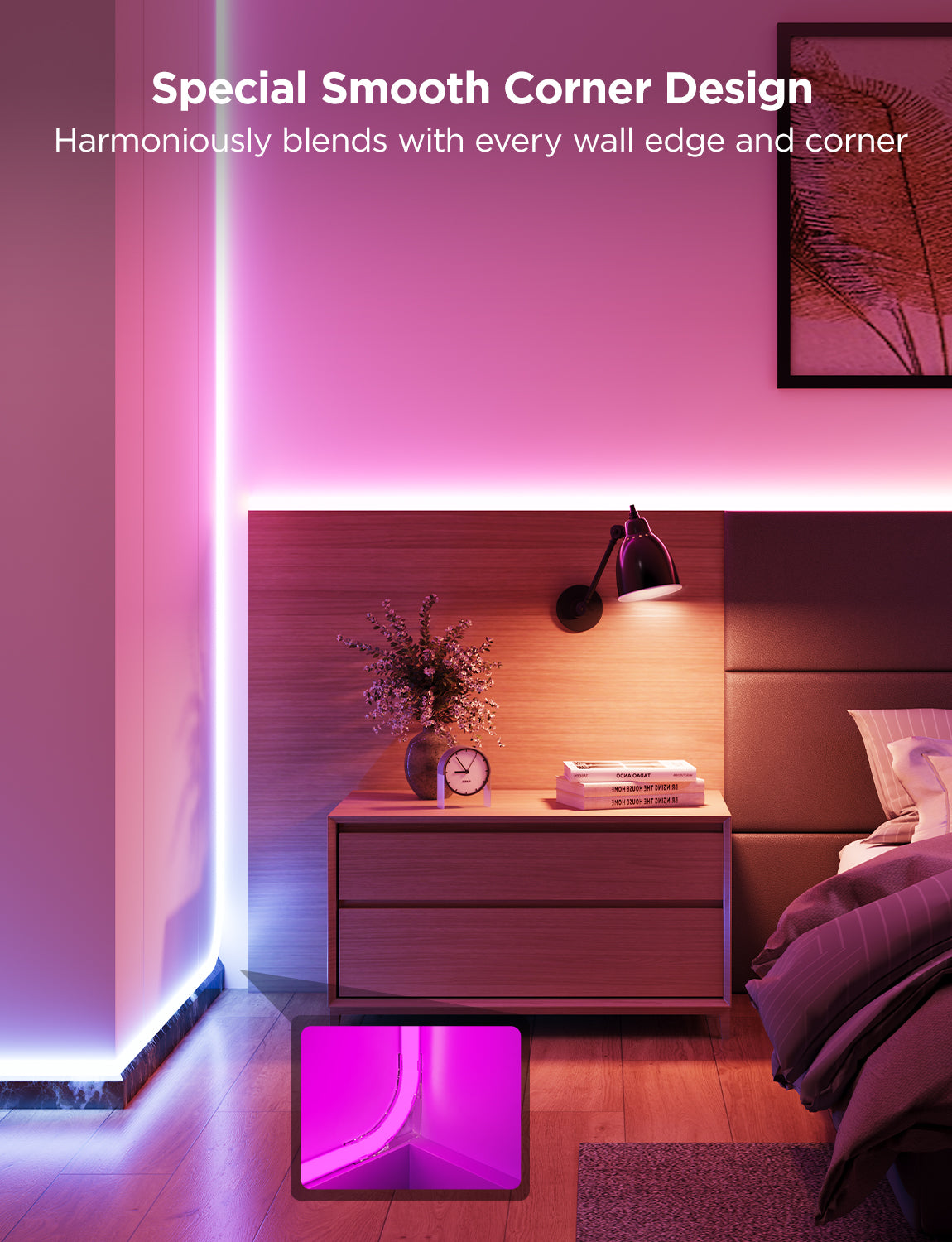 ⚡Govee H6641 – Kit de Luz de Neón Flex RGBIC para Contornos de Pared (5 m)