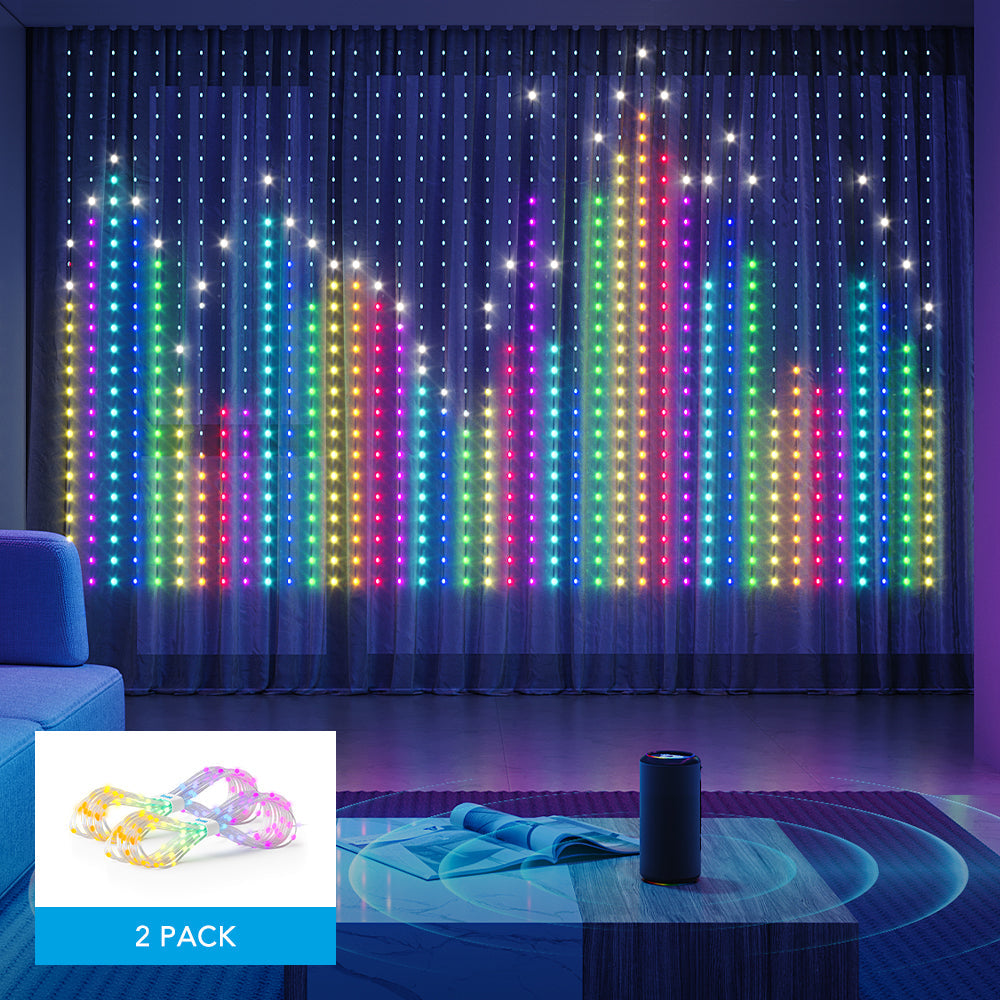 🎀 Govee H70B1 – Cortina de Luz Inteligente RGBIC 1.5 × 2 m