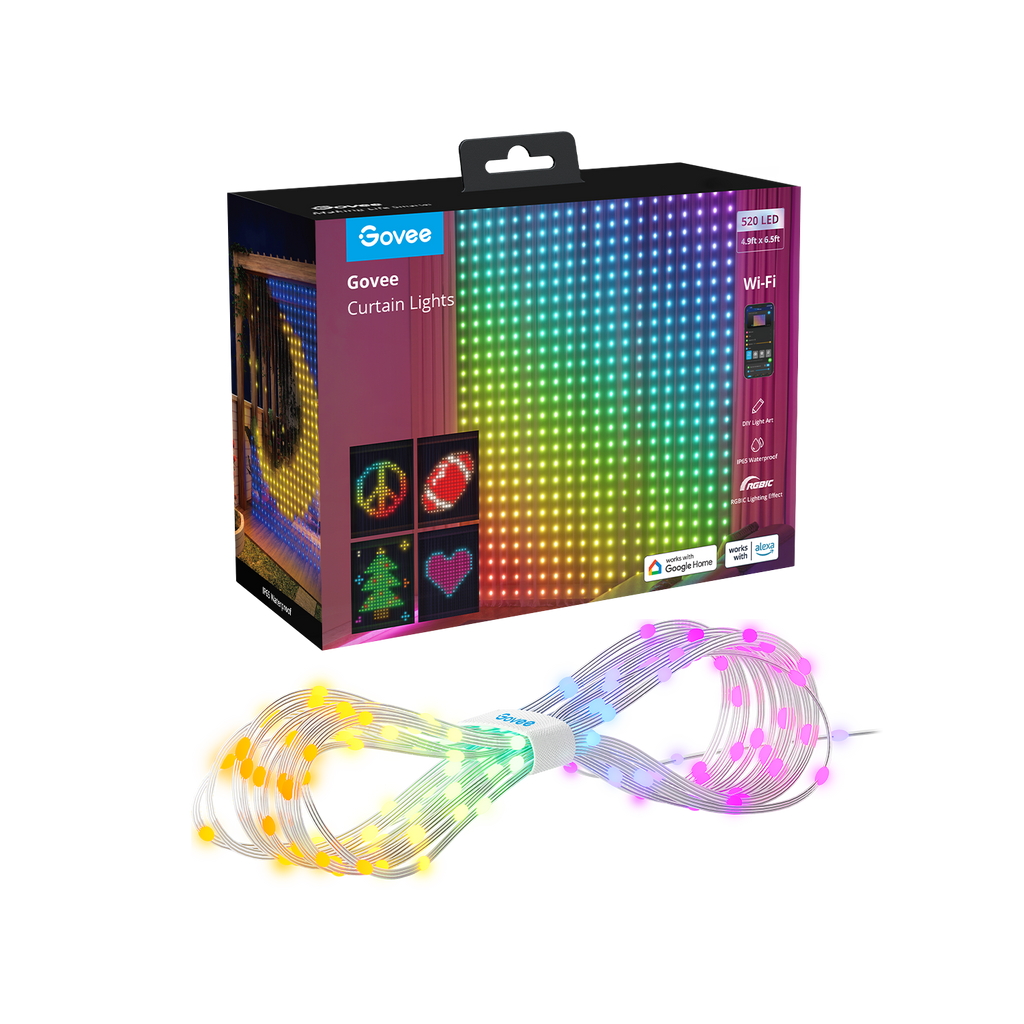 🎀 Govee H70B1 – Cortina de Luz Inteligente RGBIC 1.5 × 2 m