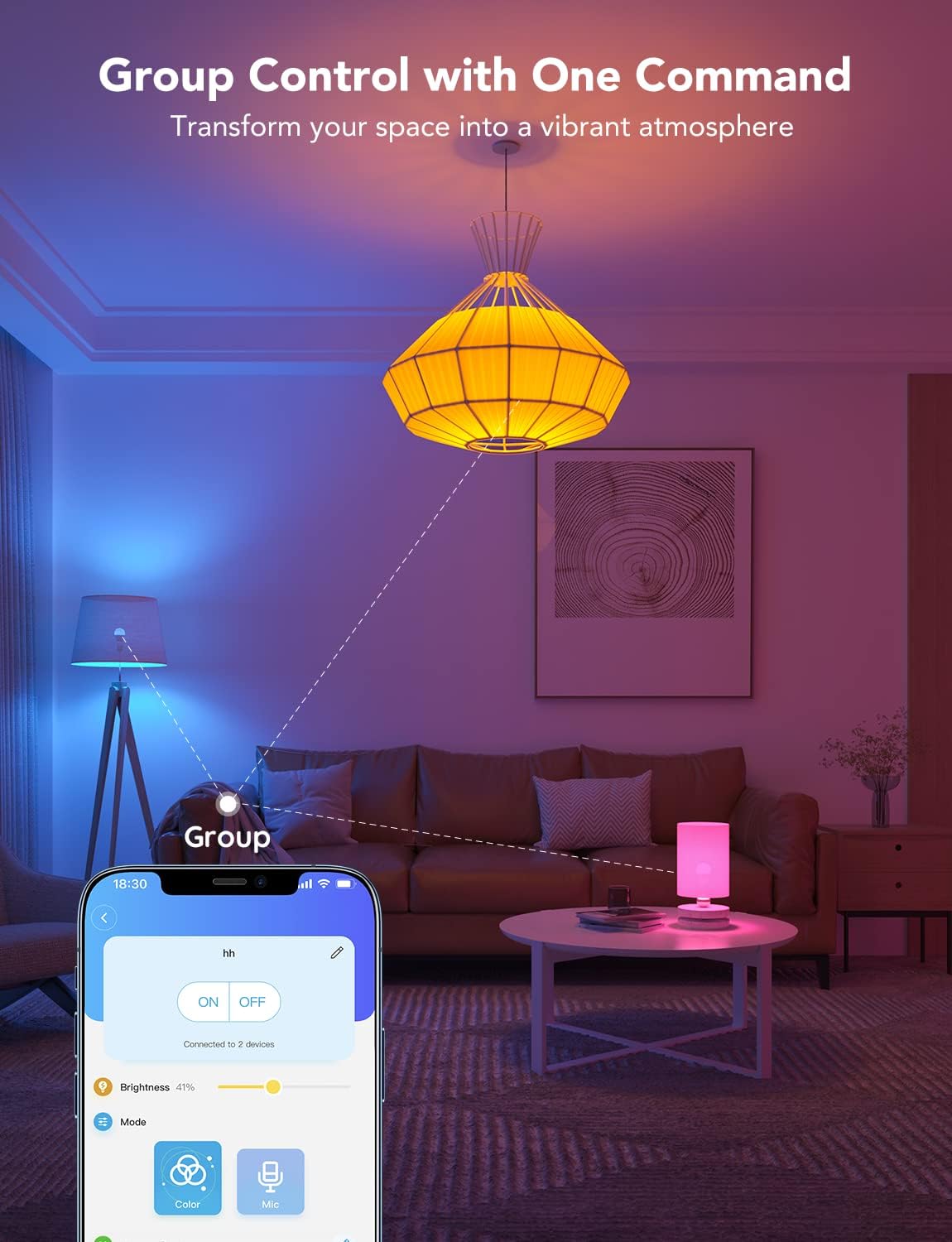 💡 Govee H6008 – Foco Inteligente RGBWW A19 Wi‑Fi & Bluetooth