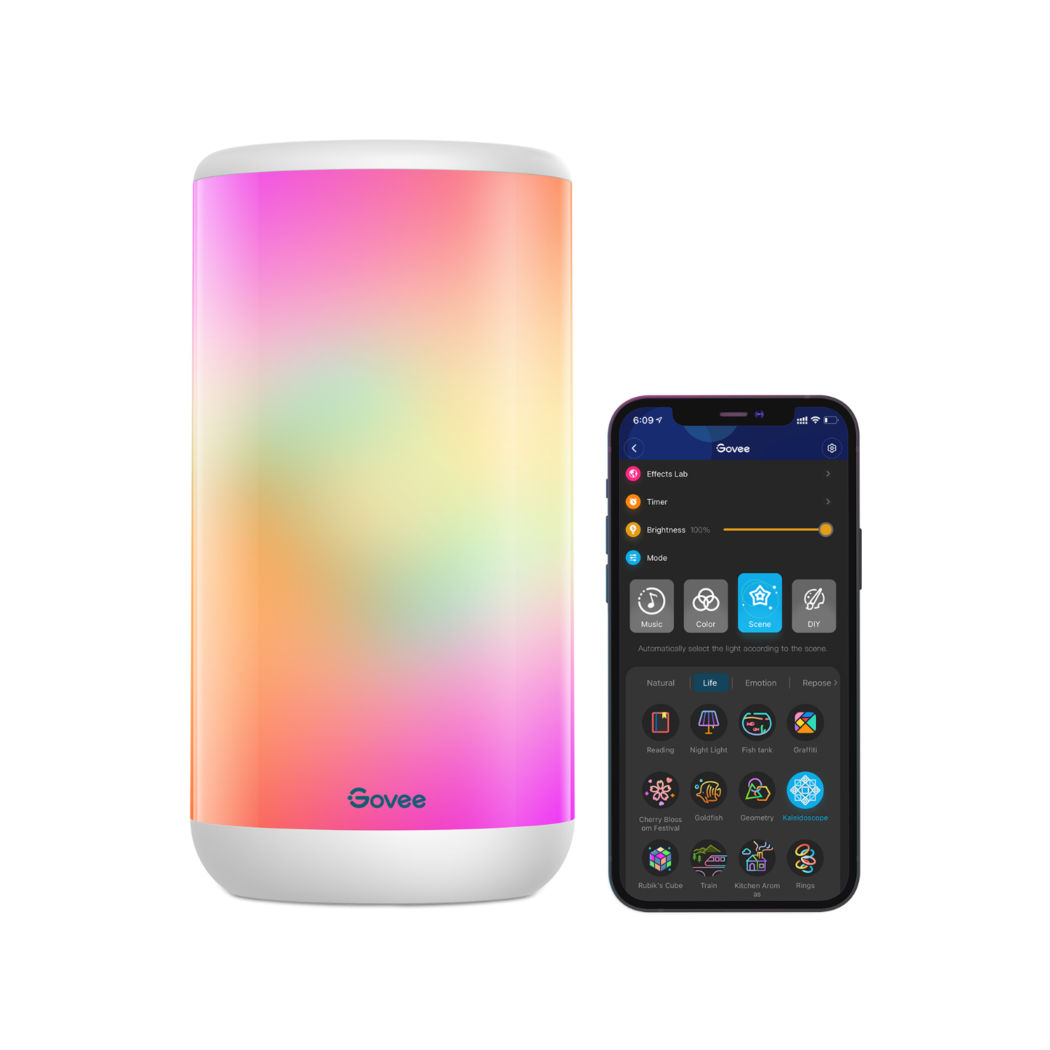 💡 Govee H6052 – Lámpara de Mesa Inteligente RGBIC Wi-Fi y Bluetooth