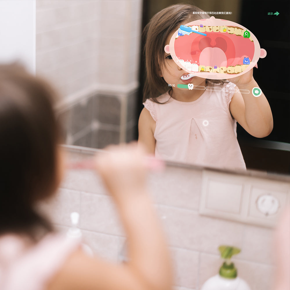 🪞 Vercon Serie S– Espejos Rectangulares con Pantalla 21″ y Luz Frontal