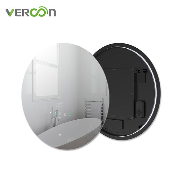 🪞 Vercon Serie KY – Espejo Inteligente Redondo con Pantalla táctil de 10″