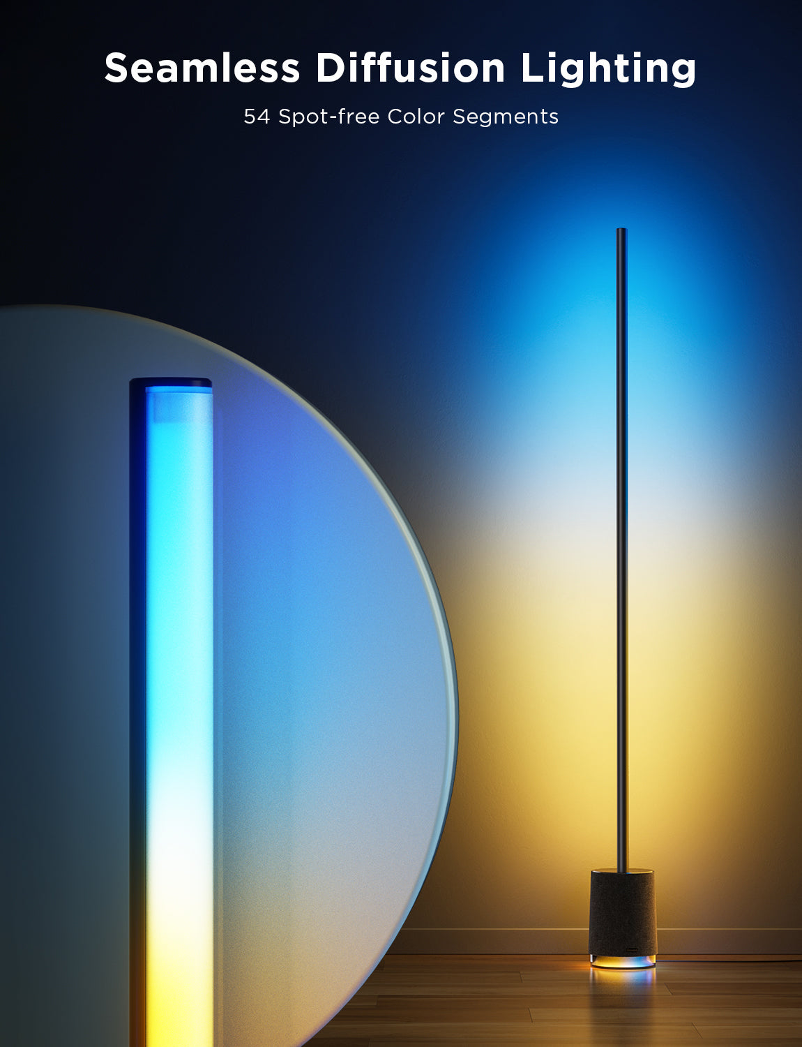 🎶 Govee H6079 – RGBICWW Floor Lamp con Speaker Bluetooth