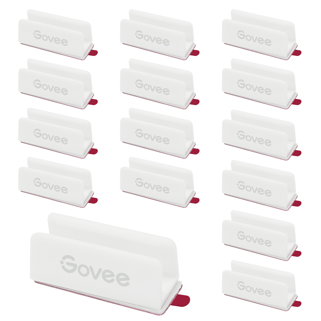 🛠️ Govee H10D1000 – Paquete de 20 Clips Montaje para Neon Rope Light 2